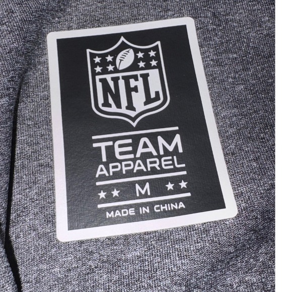 NFL Tennessee Titans Football Long Sleeve Shirt Men's Medium Gray Team Apparel - Picture 4 of 4